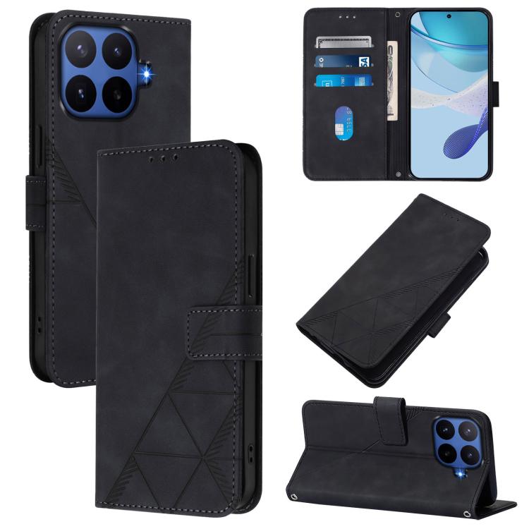 Crossbody 3D Embossed Flip Leather Phone Case, For Xiaomi 17 Max 5G, For Xiaomi 17T Pro 5G, For Xiaomi Poco M7 4G 169mm, For Xiaomi 15T Pro 5G, For Xiaomi 15T 5G, For Xiaomi Civi 5 Pro, For Xiaomi 15S Pro, For Xiaomi Poco M6 4G / M6 Plus