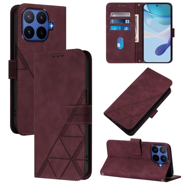 Crossbody 3D Embossed Flip Leather Phone Case, For Xiaomi 17 Max 5G, For Xiaomi 17T Pro 5G, For Xiaomi Poco M7 4G 169mm, For Xiaomi 15T Pro 5G, For Xiaomi 15T 5G, For Xiaomi Civi 5 Pro, For Xiaomi 15S Pro, For Xiaomi Poco M6 4G / M6 Plus