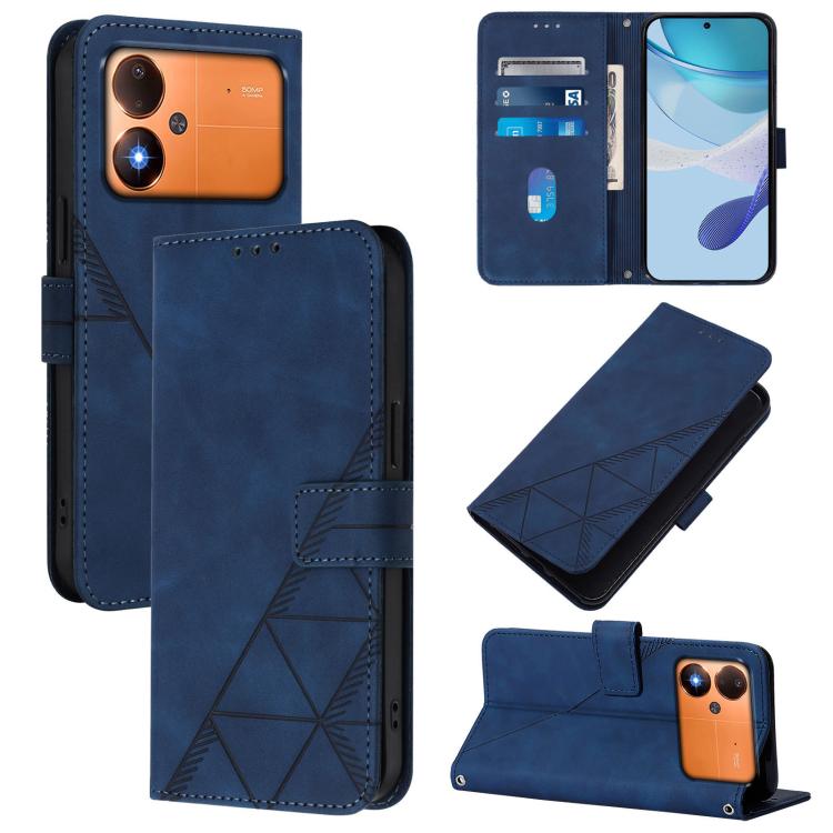 Crossbody 3D Embossed Flip Leather Phone Case, For Xiaomi Poco M8 Power 5G, For Xiaomi Poco F9 Ultra 5G, For Xiaomi Poco F9 Pro / Redmi K100 Pro 5G, For Xiaomi 17 Max 5G, For Xiaomi 17T Pro 5G, For Xiaomi Poco M7 4G 169mm, For Xiaomi 15T Pro 5G        ...