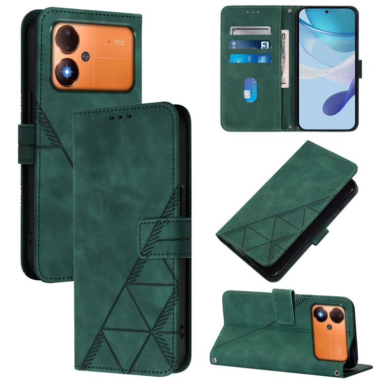 Crossbody 3D Embossed Flip Leather Phone Case, For Xiaomi Poco M8 Power 5G, For Xiaomi Poco F9 Ultra 5G, For Xiaomi Poco F9 Pro / Redmi K100 Pro 5G, For Xiaomi 17 Max 5G, For Xiaomi 17T Pro 5G, For Xiaomi Poco M7 4G 169mm, For Xiaomi 15T Pro 5G        ...