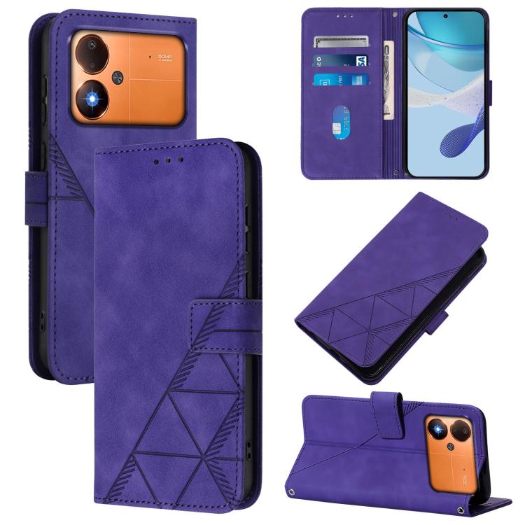Crossbody 3D Embossed Flip Leather Phone Case, For Xiaomi Poco M8 Power 5G, For Xiaomi Poco F9 Ultra 5G, For Xiaomi Poco F9 Pro / Redmi K100 Pro 5G, For Xiaomi 17 Max 5G, For Xiaomi 17T Pro 5G, For Xiaomi Poco M7 4G 169mm, For Xiaomi 15T Pro 5G        ...