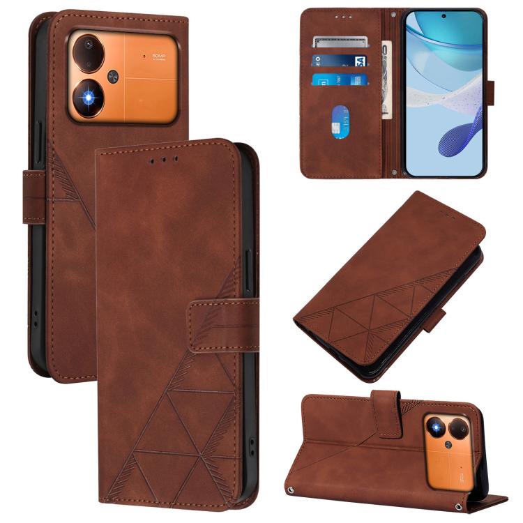 Crossbody 3D Embossed Flip Leather Phone Case, For Xiaomi Poco M8 Power 5G, For Xiaomi Poco F9 Ultra 5G, For Xiaomi Poco F9 Pro / Redmi K100 Pro 5G, For Xiaomi 17 Max 5G, For Xiaomi 17T Pro 5G, For Xiaomi Poco M7 4G 169mm, For Xiaomi 15T Pro 5G        ...