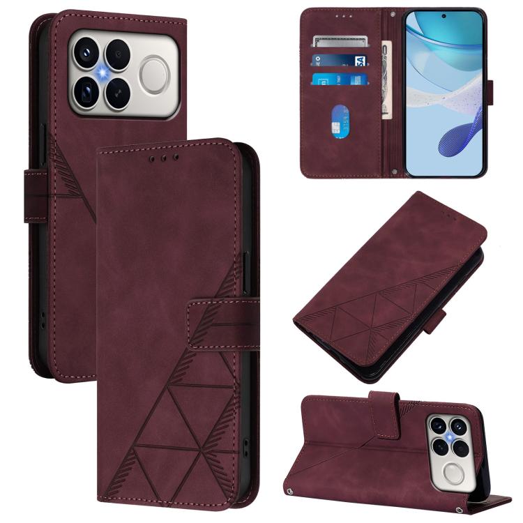 Crossbody 3D Embossed Flip Leather Phone Case, For Xiaomi Poco M8 Power 5G, For Xiaomi Poco F9 Ultra 5G, For Xiaomi Poco F9 Pro / Redmi K100 Pro 5G, For Xiaomi 17 Max 5G, For Xiaomi 17T Pro 5G, For Xiaomi Poco M7 4G 169mm, For Xiaomi 15T Pro 5G        ...
