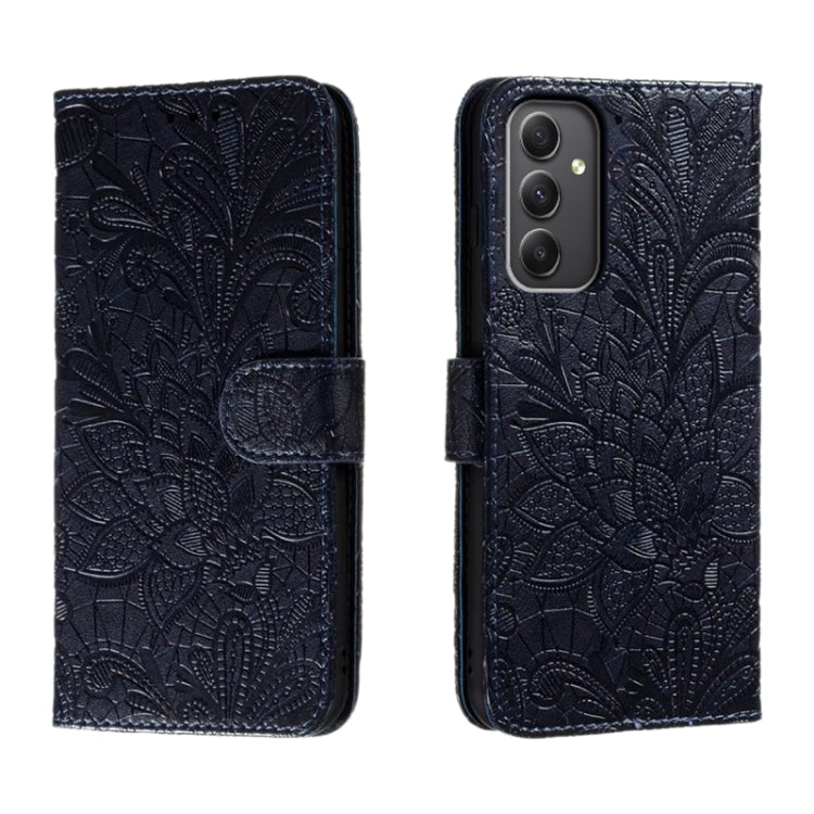 Lace Flower Embossing Flip Leather Phone Case, For Samsung Galaxy A06 4G / 5G, For Samsung Galaxy A56 5G, For Samsung Galaxy A16 4G / 5G / A26 5G, For Samsung Galaxy A36 5G, For Samsung Galaxy A55, For Samsung Galaxy A35, For Samsung Galaxy A05