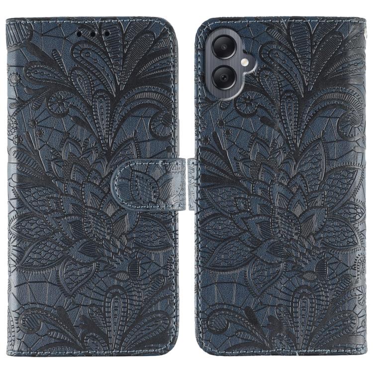 Lace Flower Embossing Flip Leather Phone Case, For Samsung Galaxy A06 4G / 5G, For Samsung Galaxy A56 5G, For Samsung Galaxy A16 4G / 5G / A26 5G, For Samsung Galaxy A36 5G, For Samsung Galaxy A55, For Samsung Galaxy A35, For Samsung Galaxy A05
