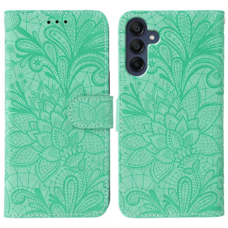 Lace Flower Embossing Flip Leather Phone Case, For Samsung Galaxy A06 4G / 5G, For Samsung Galaxy A56 5G, For Samsung Galaxy A16 4G / 5G / A26 5G, For Samsung Galaxy A36 5G, For Samsung Galaxy A55, For Samsung Galaxy A35, For Samsung Galaxy A05