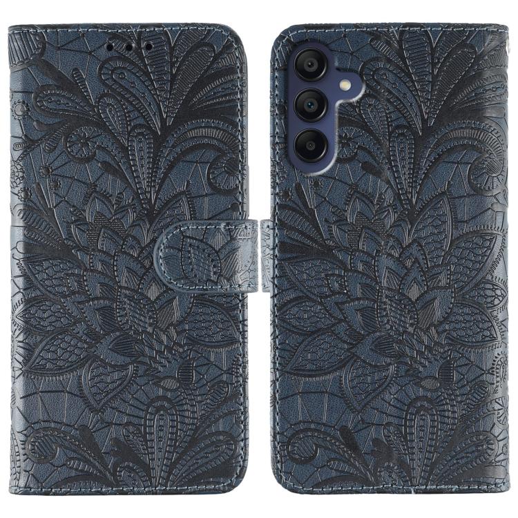 Lace Flower Embossing Flip Leather Phone Case, For Samsung Galaxy A06 4G / 5G, For Samsung Galaxy A56 5G, For Samsung Galaxy A16 4G / 5G / A26 5G, For Samsung Galaxy A36 5G, For Samsung Galaxy A55, For Samsung Galaxy A35, For Samsung Galaxy A05