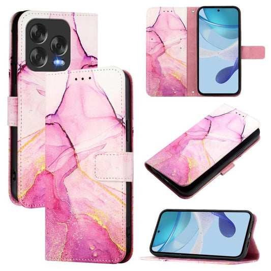 PT003 Marble Pattern Flip Leather Phone Case, For ZTE Blade V70 Design, For ZTE Blade A35 Lite / A35 Core, For ZTE Blade A75 5G / Nubia Focus, For ZTE Blade A35 / A55, For ZTE Axon 60 / Blade V60, For ZTE nubia Z60 Ultra, For ZTE Blade A73 5G
