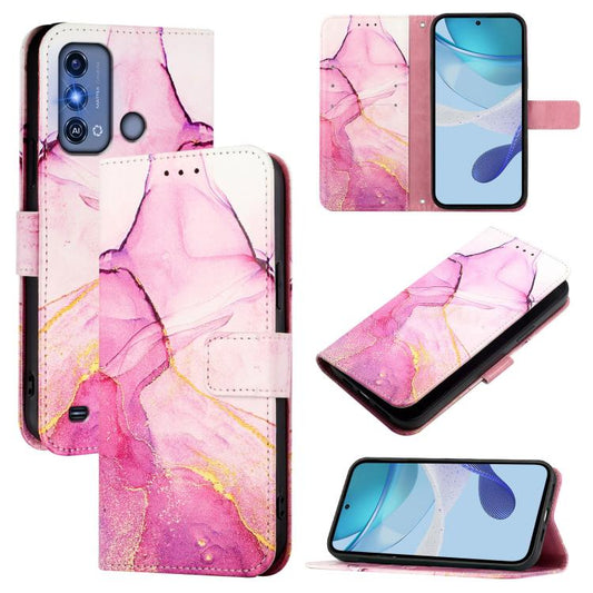 PT003 Marble Pattern Flip Leather Phone Case, For ZTE Blade A53 Pro, For ZTE Blade A53, For ZTE Blade V40s, For ZTE Blade A52