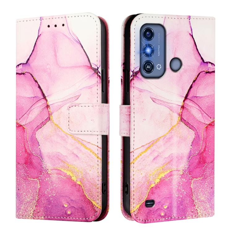 PT003 Marble Pattern Flip Leather Phone Case, For ZTE Blade A53 Pro, For ZTE Blade A53, For ZTE Blade V40s, For ZTE Blade A52
