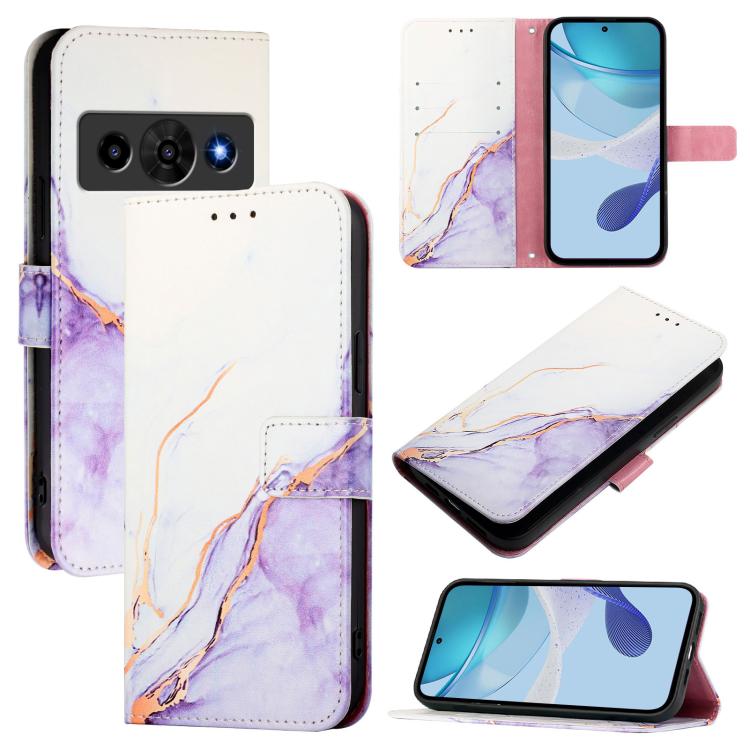 PT003 Marble Pattern Flip Leather Phone Case, For ZTE nubia Neo 5 5G, For ZTE nubia Neo 5 GT 5G, For ZTE nubia P7 Pro 5G / Optus X Value 5G, For ZTE nubia P9 Pro 5G / Optus X Pro 2 5G, For ZTE nubia RedMagic 11 Air                                      ...