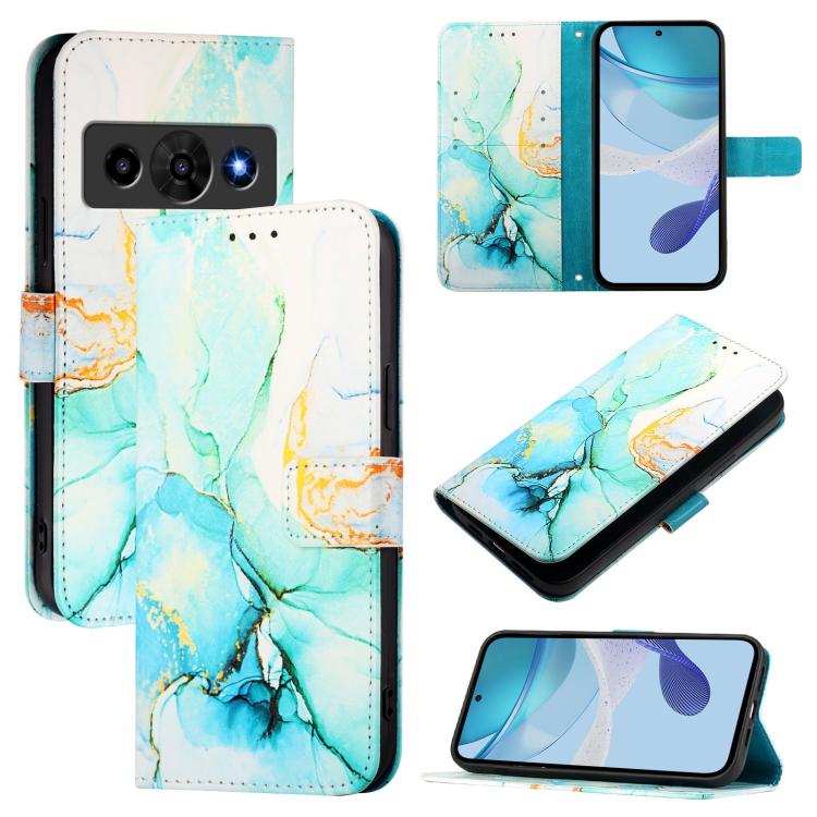 PT003 Marble Pattern Flip Leather Phone Case, For ZTE nubia Neo 5 5G, For ZTE nubia Neo 5 GT 5G, For ZTE nubia P7 Pro 5G / Optus X Value 5G, For ZTE nubia P9 Pro 5G / Optus X Pro 2 5G, For ZTE nubia RedMagic 11 Air                                      ...