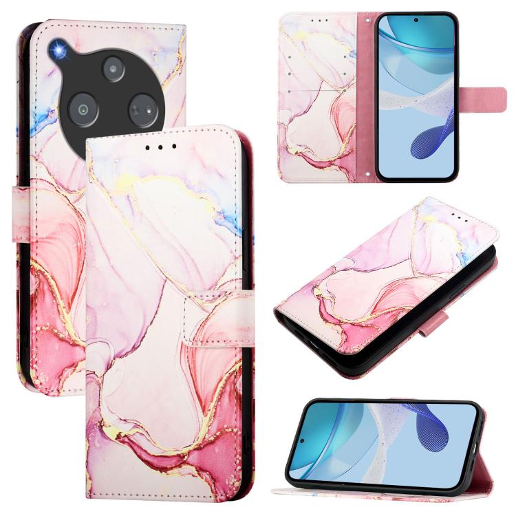 PT003 Marble Pattern Flip Leather Phone Case, For ZTE nubia Neo 5 5G, For ZTE nubia Neo 5 GT 5G, For ZTE nubia P7 Pro 5G / Optus X Value 5G, For ZTE nubia P9 Pro 5G / Optus X Pro 2 5G, For ZTE nubia RedMagic 11 Air                                      ...