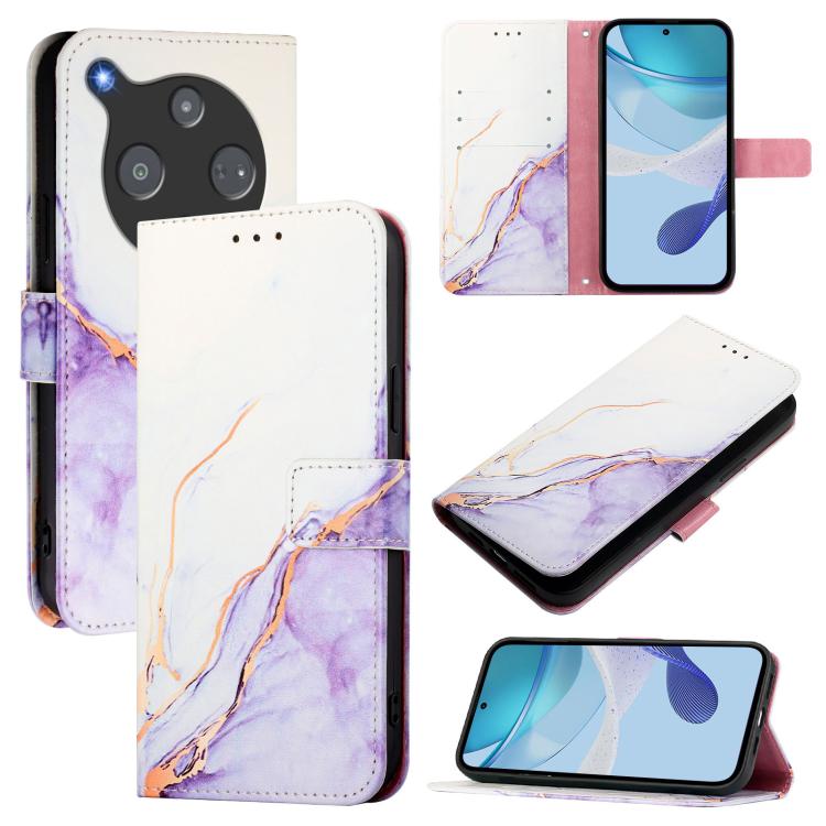PT003 Marble Pattern Flip Leather Phone Case, For ZTE nubia Neo 5 5G, For ZTE nubia Neo 5 GT 5G, For ZTE nubia P7 Pro 5G / Optus X Value 5G, For ZTE nubia P9 Pro 5G / Optus X Pro 2 5G, For ZTE nubia RedMagic 11 Air                                      ...
