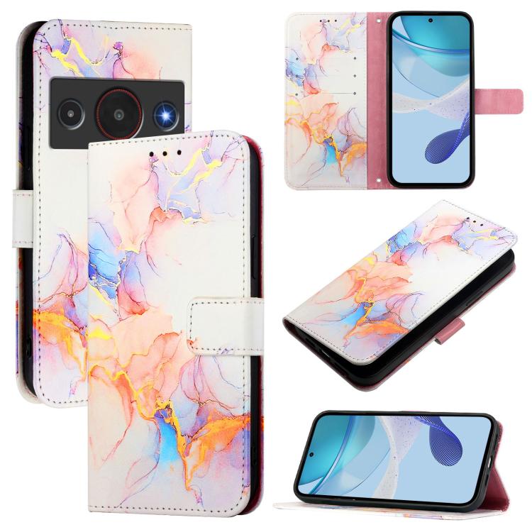 PT003 Marble Pattern Flip Leather Phone Case, For ZTE nubia Neo 5 5G, For ZTE nubia Neo 5 GT 5G, For ZTE nubia P7 Pro 5G / Optus X Value 5G, For ZTE nubia P9 Pro 5G / Optus X Pro 2 5G, For ZTE nubia RedMagic 11 Air                                      ...