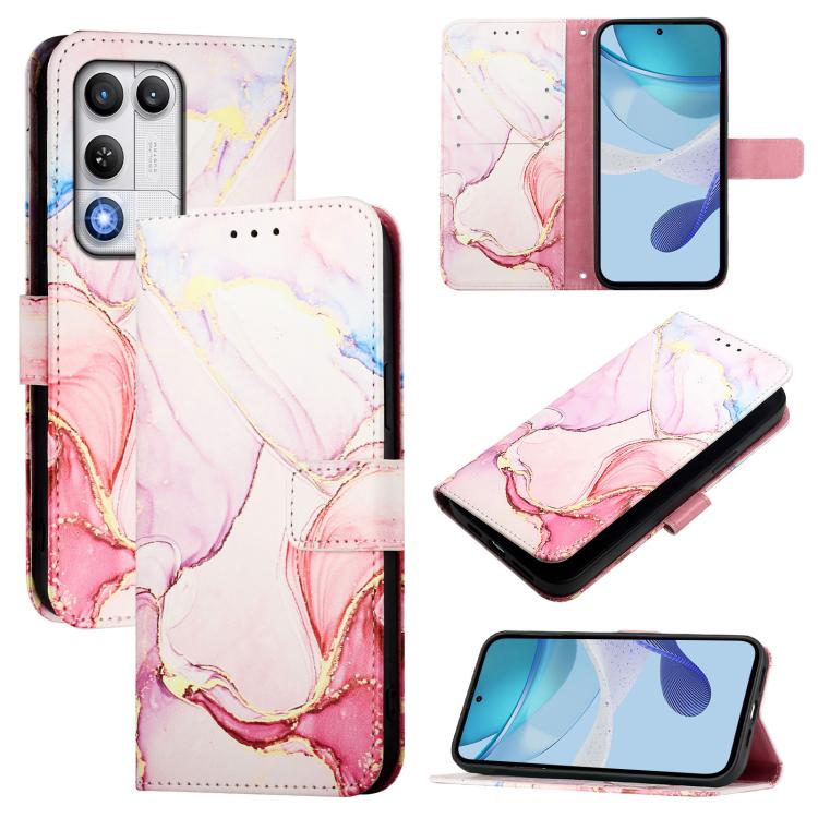 PT003 Marble Pattern Flip Leather Phone Case, For ZTE nubia Neo 5 5G, For ZTE nubia Neo 5 GT 5G, For ZTE nubia P7 Pro 5G / Optus X Value 5G, For ZTE nubia P9 Pro 5G / Optus X Pro 2 5G, For ZTE nubia RedMagic 11 Air                                      ...