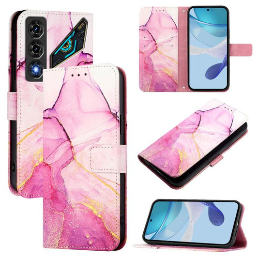 PT003 Marble Pattern Flip Leather Phone Case, For ZTE nubia Neo 5 5G, For ZTE nubia Neo 5 GT 5G, For ZTE nubia P7 Pro 5G / Optus X Value 5G, For ZTE nubia P9 Pro 5G / Optus X Pro 2 5G, For ZTE nubia RedMagic 11 Air                                      ...