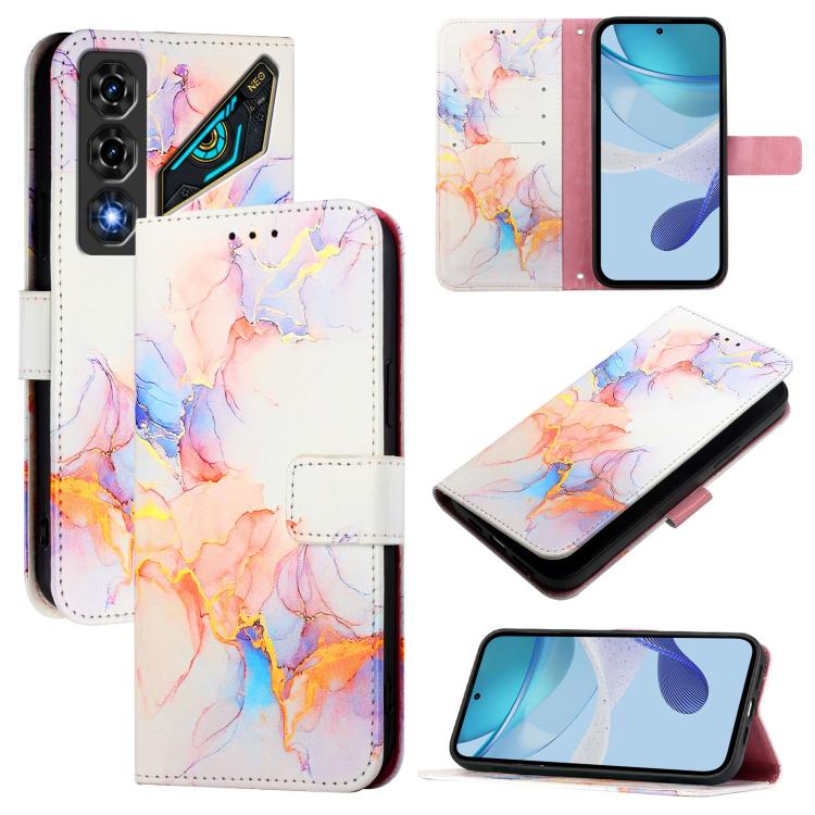 PT003 Marble Pattern Flip Leather Phone Case, For ZTE nubia Neo 5 5G, For ZTE nubia Neo 5 GT 5G, For ZTE nubia P7 Pro 5G / Optus X Value 5G, For ZTE nubia P9 Pro 5G / Optus X Pro 2 5G, For ZTE nubia RedMagic 11 Air                                      ...