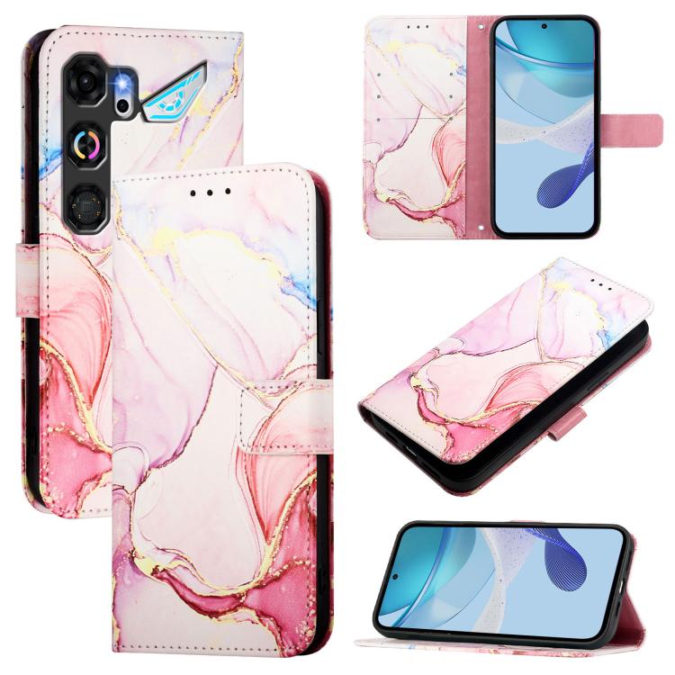 PT003 Marble Pattern Flip Leather Phone Case, For ZTE nubia Neo 5 5G, For ZTE nubia Neo 5 GT 5G, For ZTE nubia P7 Pro 5G / Optus X Value 5G, For ZTE nubia P9 Pro 5G / Optus X Pro 2 5G, For ZTE nubia RedMagic 11 Air                                      ...