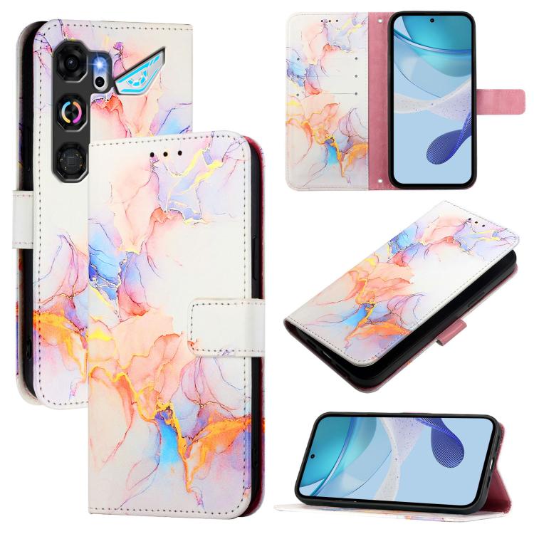 PT003 Marble Pattern Flip Leather Phone Case, For ZTE nubia Neo 5 5G, For ZTE nubia Neo 5 GT 5G, For ZTE nubia P7 Pro 5G / Optus X Value 5G, For ZTE nubia P9 Pro 5G / Optus X Pro 2 5G, For ZTE nubia RedMagic 11 Air                                      ...
