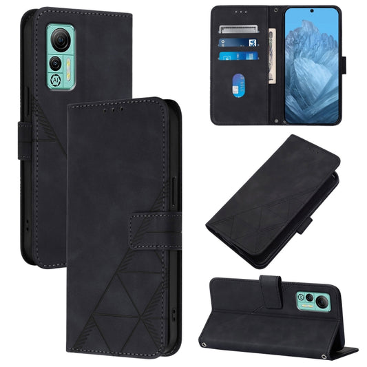 Crossbody 3D Embossed Flip Leather Phone Case, For Ulefone Note 14