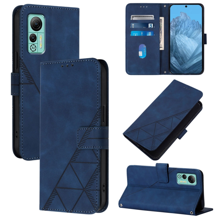 Crossbody 3D Embossed Flip Leather Phone Case, For Ulefone Note 14