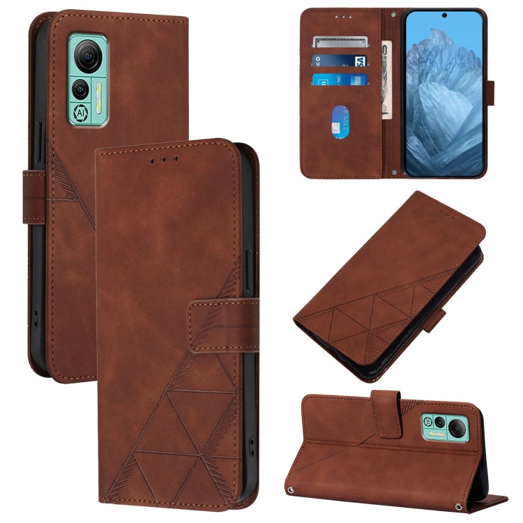 Crossbody 3D Embossed Flip Leather Phone Case, For Ulefone Note 14