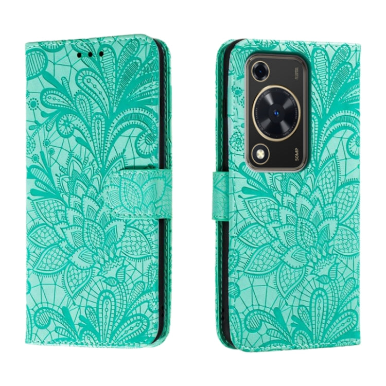 Lace Flower Embossing Flip Leather Phone Case, For Huawei Enjoy 70 Pro, For Huawei Enjoy 70, For Huawei Nova 12 Pro, For Huawei Nova 12
