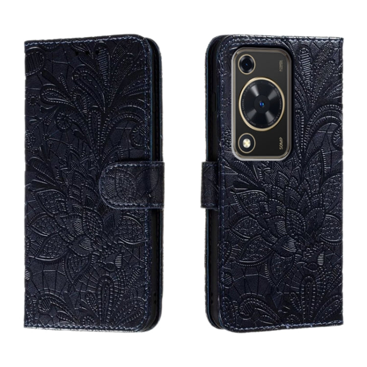 Lace Flower Embossing Flip Leather Phone Case, For Huawei Enjoy 70 Pro, For Huawei Enjoy 70, For Huawei Nova 12 Pro, For Huawei Nova 12