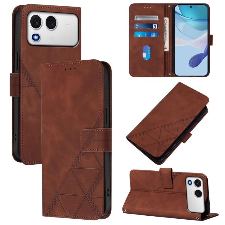 Crossbody 3D Embossed Flip Leather Phone Case, For itel A200 4G/A200+ 4G Global, For Itel A95 5G, For Itel A90, For Itel City 100, For Itel Power 70, For Itel A50, For Itel RS4, For Itel S24