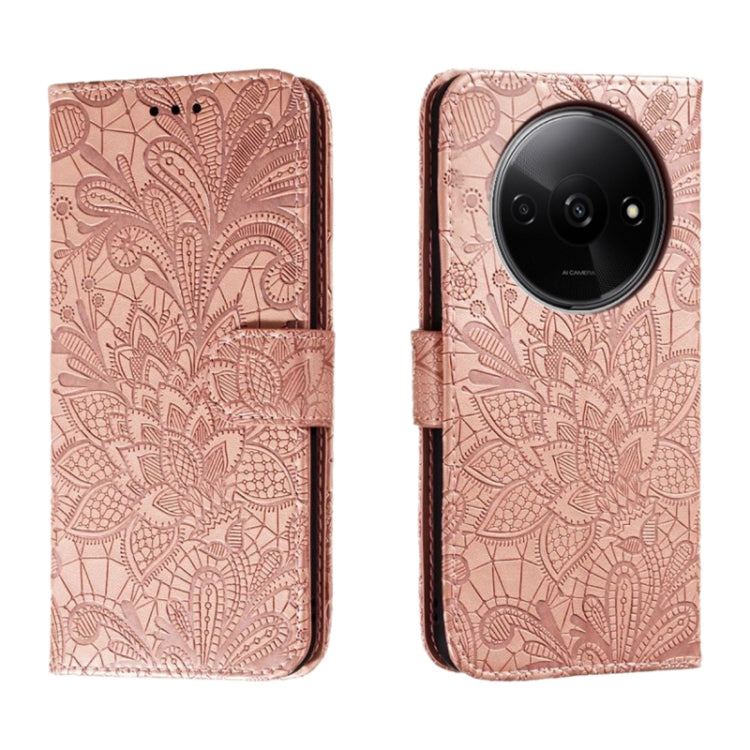 Lace Flower Embossing Flip Leather Phone Case, For Xiaomi Redmi A3, For Xiaomi Redmi Note 13 Pro 4G, For Xiaomi Redmi Note 13 4G, For Xiaomi Redmi K70E, For Xiaomi Redmi Note 13R Pro, For Xiaomi 14 Ultra, For Xiaomi Redmi K70
