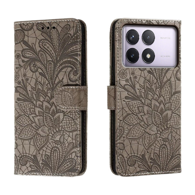 Lace Flower Embossing Flip Leather Phone Case, For Xiaomi Redmi A3, For Xiaomi Redmi Note 13 Pro 4G, For Xiaomi Redmi Note 13 4G, For Xiaomi Redmi K70E, For Xiaomi Redmi Note 13R Pro, For Xiaomi 14 Ultra, For Xiaomi Redmi K70