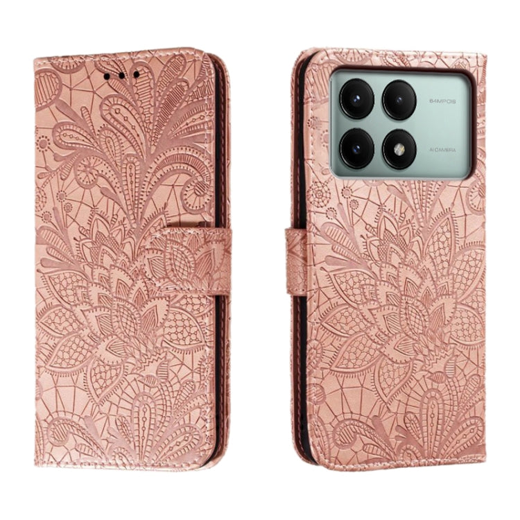 Lace Flower Embossing Flip Leather Phone Case, For Xiaomi Redmi A3, For Xiaomi Redmi Note 13 Pro 4G, For Xiaomi Redmi Note 13 4G, For Xiaomi Redmi K70E, For Xiaomi Redmi Note 13R Pro, For Xiaomi 14 Ultra, For Xiaomi Redmi K70