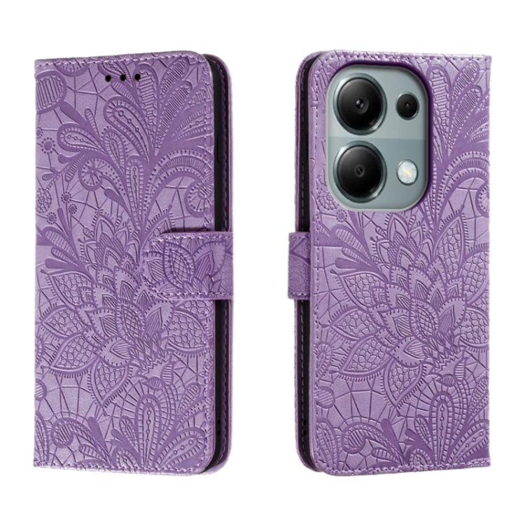 Lace Flower Embossing Flip Leather Phone Case, For Xiaomi Redmi A3, For Xiaomi Redmi Note 13 Pro 4G, For Xiaomi Redmi Note 13 4G, For Xiaomi Redmi K70E, For Xiaomi Redmi Note 13R Pro, For Xiaomi 14 Ultra, For Xiaomi Redmi K70
