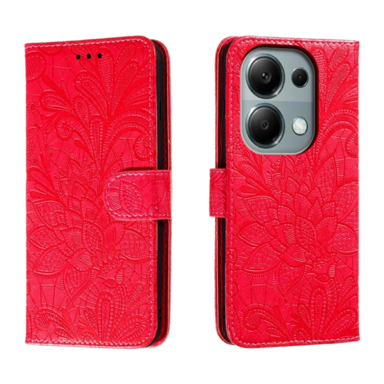 Lace Flower Embossing Flip Leather Phone Case, For Xiaomi Redmi A3, For Xiaomi Redmi Note 13 Pro 4G, For Xiaomi Redmi Note 13 4G, For Xiaomi Redmi K70E, For Xiaomi Redmi Note 13R Pro, For Xiaomi 14 Ultra, For Xiaomi Redmi K70