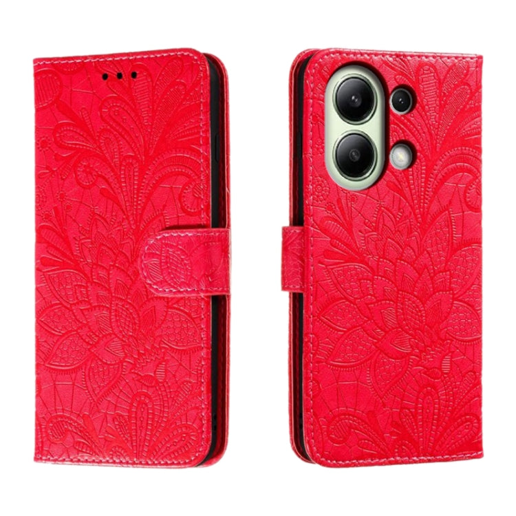 Lace Flower Embossing Flip Leather Phone Case, For Xiaomi Redmi A3, For Xiaomi Redmi Note 13 Pro 4G, For Xiaomi Redmi Note 13 4G, For Xiaomi Redmi K70E, For Xiaomi Redmi Note 13R Pro, For Xiaomi 14 Ultra, For Xiaomi Redmi K70