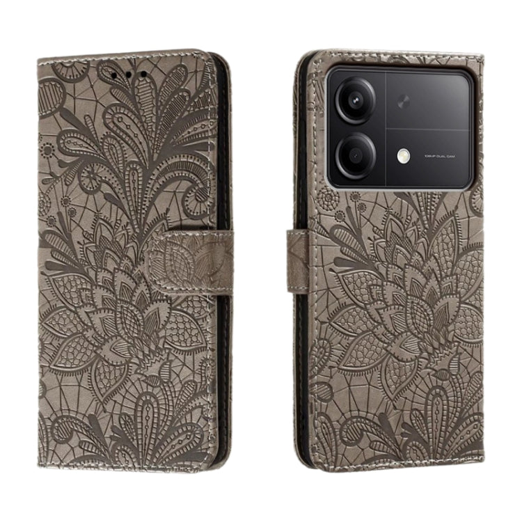 Lace Flower Embossing Flip Leather Phone Case, For Xiaomi Redmi A3, For Xiaomi Redmi Note 13 Pro 4G, For Xiaomi Redmi Note 13 4G, For Xiaomi Redmi K70E, For Xiaomi Redmi Note 13R Pro, For Xiaomi 14 Ultra, For Xiaomi Redmi K70