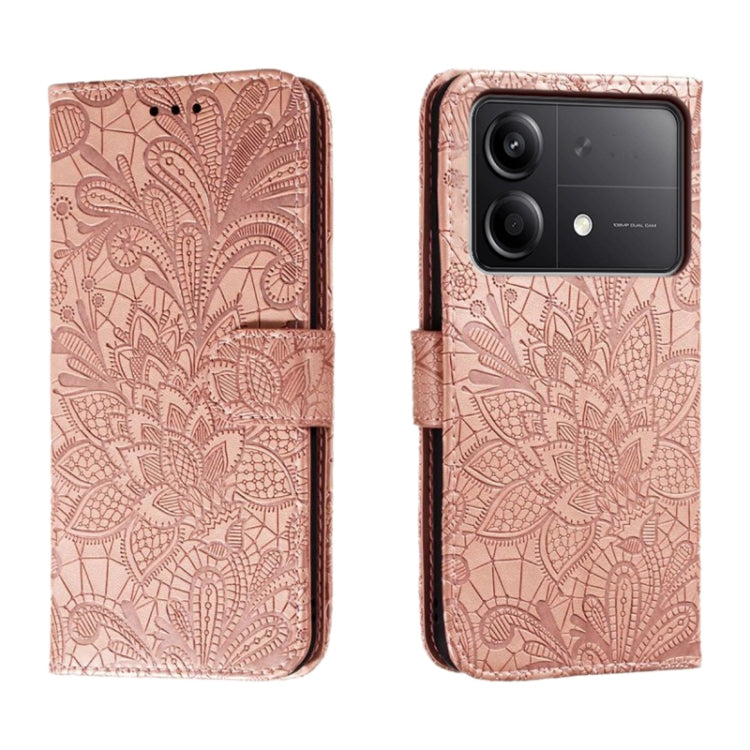 Lace Flower Embossing Flip Leather Phone Case, For Xiaomi Redmi A3, For Xiaomi Redmi Note 13 Pro 4G, For Xiaomi Redmi Note 13 4G, For Xiaomi Redmi K70E, For Xiaomi Redmi Note 13R Pro, For Xiaomi 14 Ultra, For Xiaomi Redmi K70
