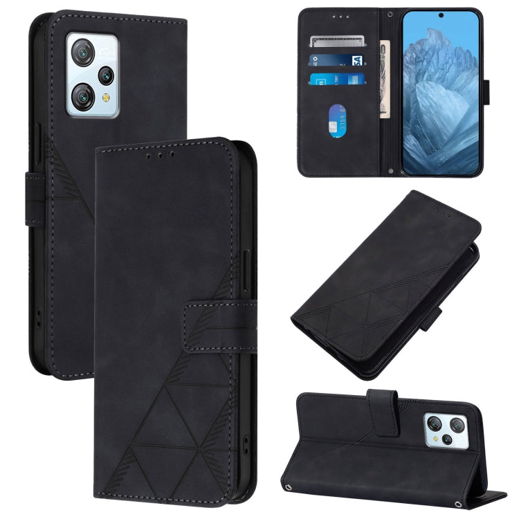 Crossbody 3D Embossed Flip Leather Phone Case, For Blackview Wave 6C, For Blackview Shark 8, For Blackview A53, For Blackview A52