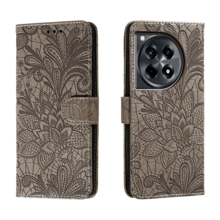 Lace Flower Embossing Flip Leather Phone Case, For OnePlus ACE 3, For OnePlus 12, For OnePlus Nord 3 5G / Ace 2V