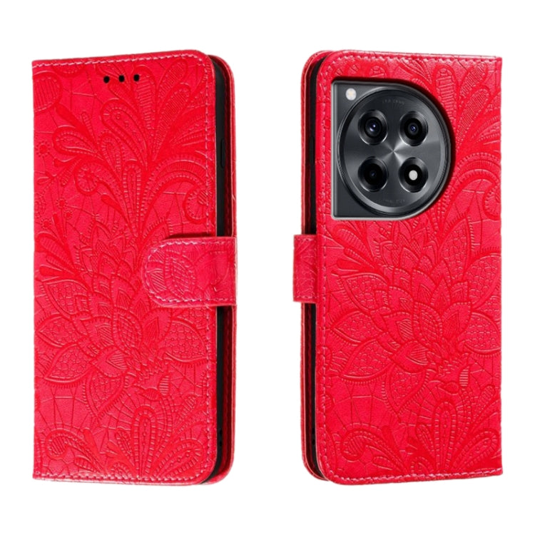 Lace Flower Embossing Flip Leather Phone Case, For OnePlus ACE 3, For OnePlus 12, For OnePlus Nord 3 5G / Ace 2V