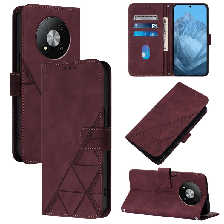 Crossbody 3D Embossed Flip Leather Phone Case, For ZTE Blade A76 4G, For ZTE Blade V70 Design, For ZTE Blade A35 Lite / A35 Core, For ZTE Blade A35 / A55, For ZTE Blade V60 / Axon 60 4G, For ZTE Blade A73 5G, For ZTE Blade A73 4G, For ZTE Blade V50 Vita