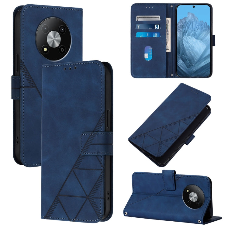 Crossbody 3D Embossed Flip Leather Phone Case, For ZTE Blade A76 4G, For ZTE Blade V70 Design, For ZTE Blade A35 Lite / A35 Core, For ZTE Blade A35 / A55, For ZTE Blade V60 / Axon 60 4G, For ZTE Blade A73 5G, For ZTE Blade A73 4G, For ZTE Blade V50 Vita