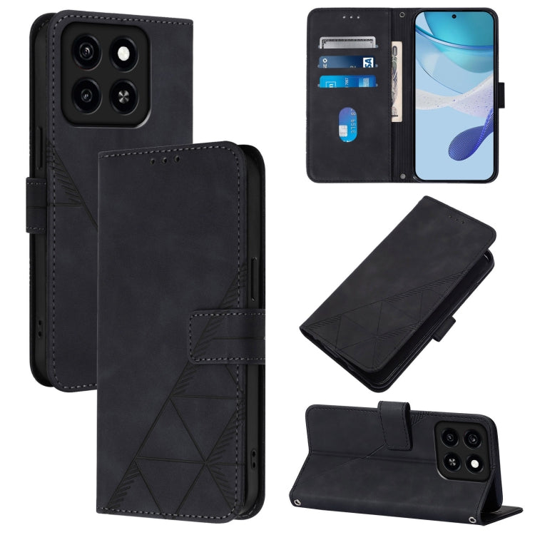 Crossbody 3D Embossed Flip Leather Phone Case, For ZTE Blade A76 4G, For ZTE Blade V70 Design, For ZTE Blade A35 Lite / A35 Core, For ZTE Blade A35 / A55, For ZTE Blade V60 / Axon 60 4G, For ZTE Blade A73 5G, For ZTE Blade A73 4G, For ZTE Blade V50 Vita