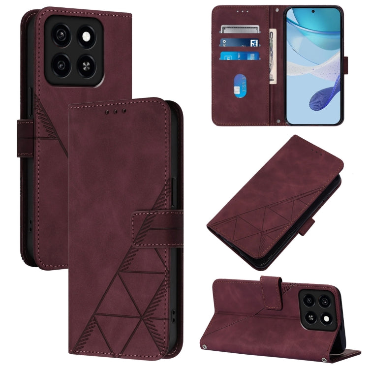 Crossbody 3D Embossed Flip Leather Phone Case, For ZTE Blade A76 4G, For ZTE Blade V70 Design, For ZTE Blade A35 Lite / A35 Core, For ZTE Blade A35 / A55, For ZTE Blade V60 / Axon 60 4G, For ZTE Blade A73 5G, For ZTE Blade A73 4G, For ZTE Blade V50 Vita