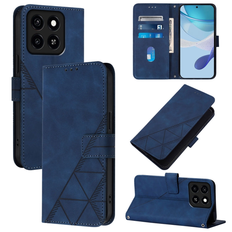 Crossbody 3D Embossed Flip Leather Phone Case, For ZTE Blade A76 4G, For ZTE Blade V70 Design, For ZTE Blade A35 Lite / A35 Core, For ZTE Blade A35 / A55, For ZTE Blade V60 / Axon 60 4G, For ZTE Blade A73 5G, For ZTE Blade A73 4G, For ZTE Blade V50 Vita