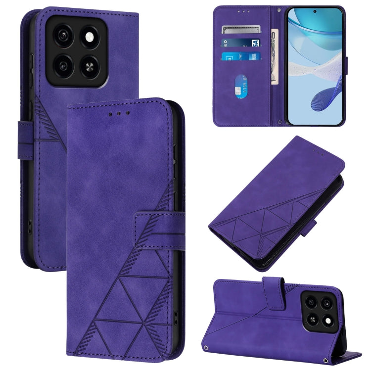 Crossbody 3D Embossed Flip Leather Phone Case, For ZTE Blade A76 4G, For ZTE Blade V70 Design, For ZTE Blade A35 Lite / A35 Core, For ZTE Blade A35 / A55, For ZTE Blade V60 / Axon 60 4G, For ZTE Blade A73 5G, For ZTE Blade A73 4G, For ZTE Blade V50 Vita