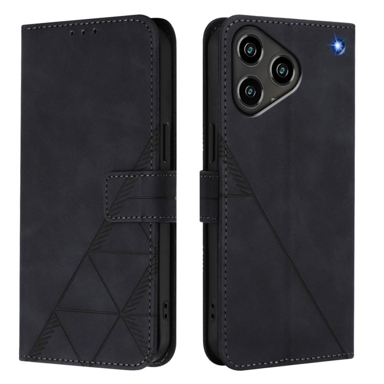 Crossbody 3D Embossed Flip Leather Phone Case, For ZTE Blade A76 4G, For ZTE Blade V70 Design, For ZTE Blade A35 Lite / A35 Core, For ZTE Blade A35 / A55, For ZTE Blade V60 / Axon 60 4G, For ZTE Blade A73 5G, For ZTE Blade A73 4G, For ZTE Blade V50 Vita