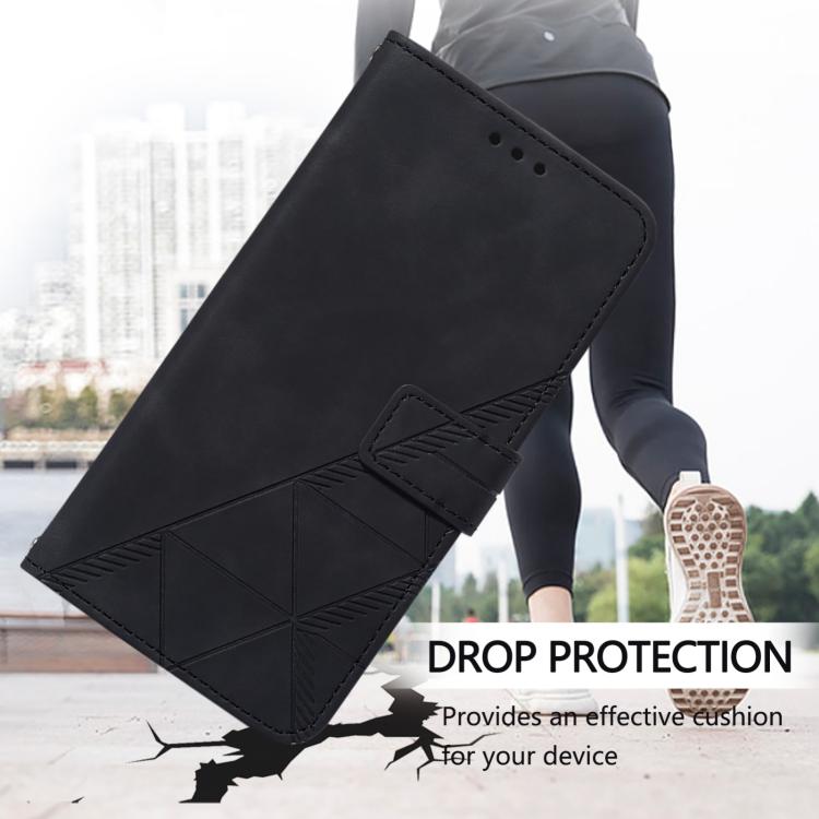 Crossbody 3D Embossed Flip Leather Phone Case, For ZTE Blade A76 4G, For ZTE Blade V70 Design, For ZTE Blade A35 Lite / A35 Core, For ZTE Blade A35 / A55, For ZTE Blade V60 / Axon 60 4G, For ZTE Blade A73 5G, For ZTE Blade A73 4G, For ZTE Blade V50 Vita