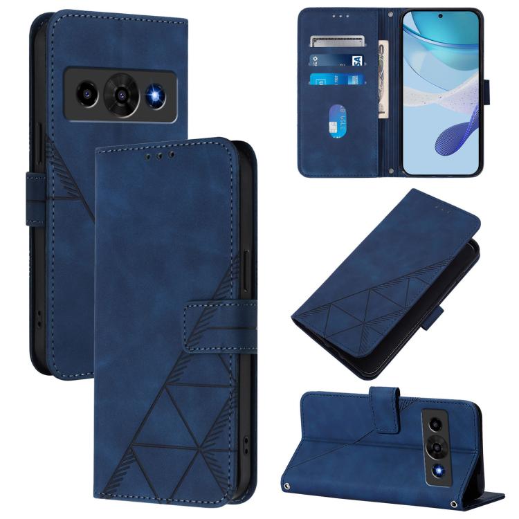 Crossbody 3D Embossed Flip Leather Phone Case, For ZTE Nubia P7 Pro 5G/Optus X Value 5G, For ZTE Nubia P9 Pro 5G/Optus X Pro 2 5G, For ZTE nubia RedMagic 11 Air, For ZTE Blade A75 Pro/Telstra T-Elite 5G, For ZTE Blade A76 4G, For ZTE Nubia S 5G A403ZT ...